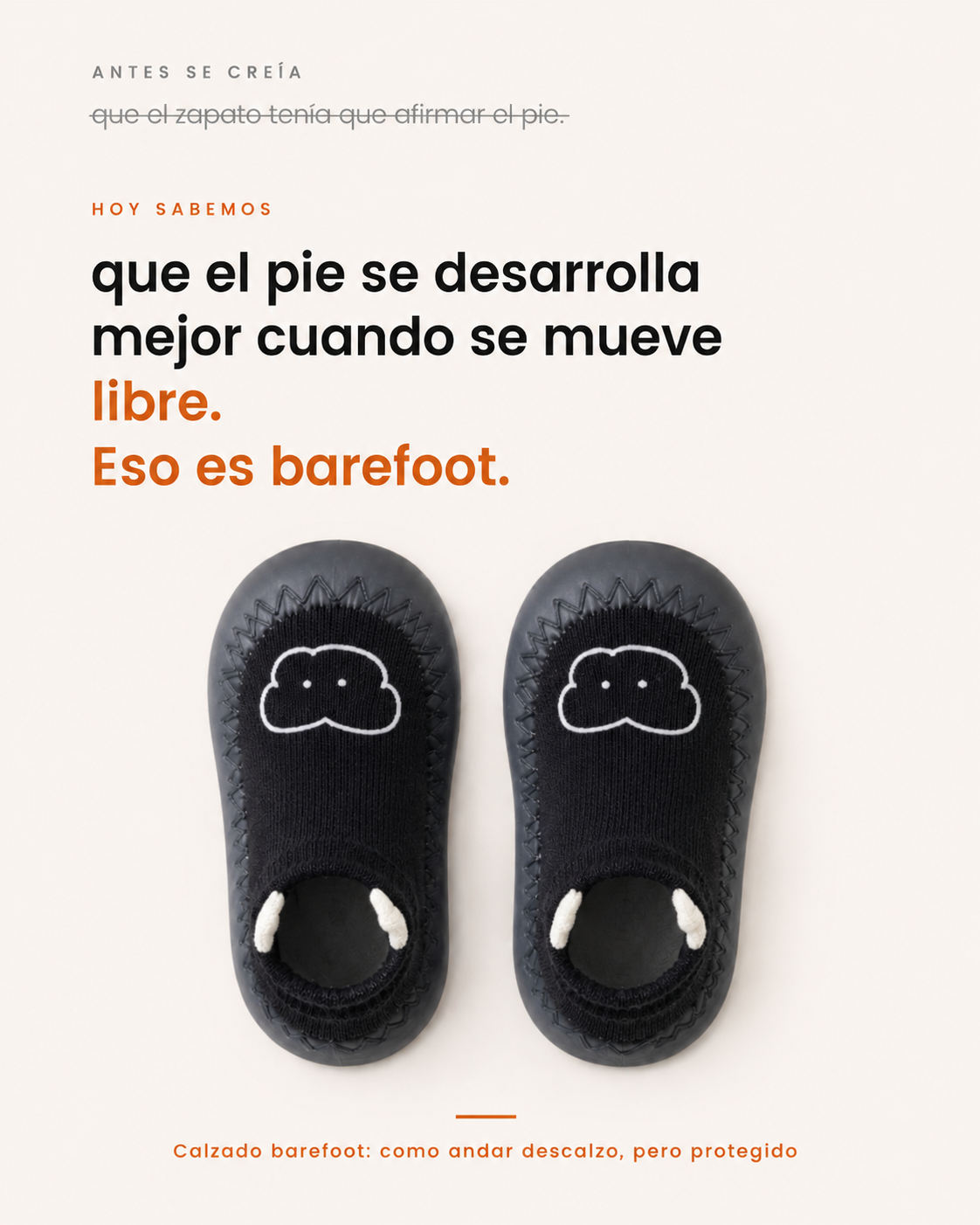 ZAPATILLAS WAWA BAREFOOT NEGRO