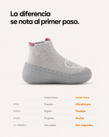 ZAPATILLAS WAWA BAREFOOT GRIS